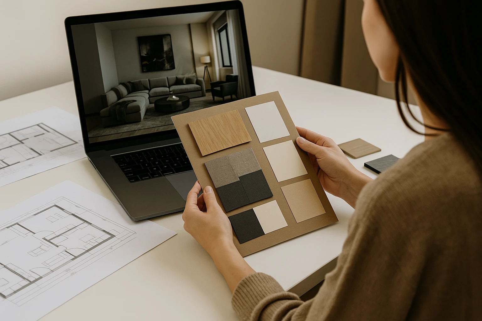 Texturas y mobiliario hiperrealistas